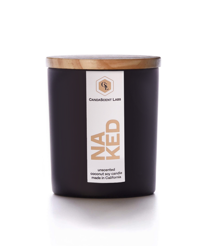 NAKED - UNSCENTED Candle in Black