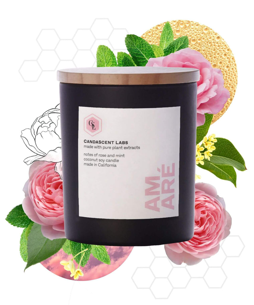 AMARE - Rose and Mint Candle