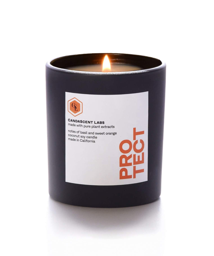 PROTECT clean burning candle